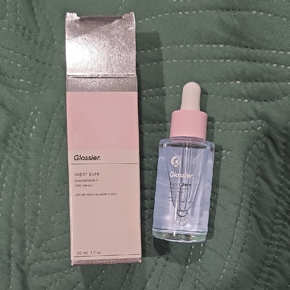 Glossier Super Pure Serum - Pink and Silver Design